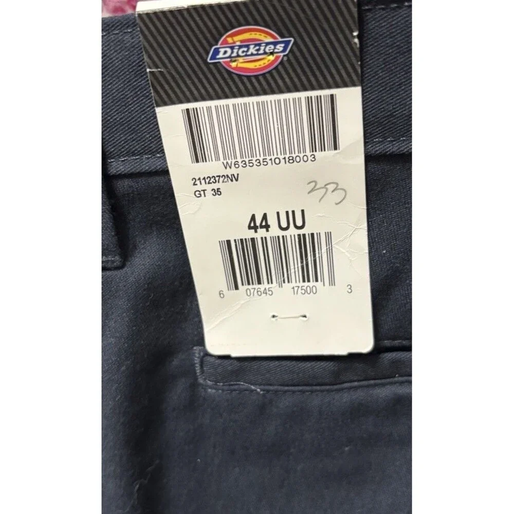 Dickies Men’s Cargo Pants Blue Size 44 UU Length 33.5 Work Pant NEW WITH TAGS